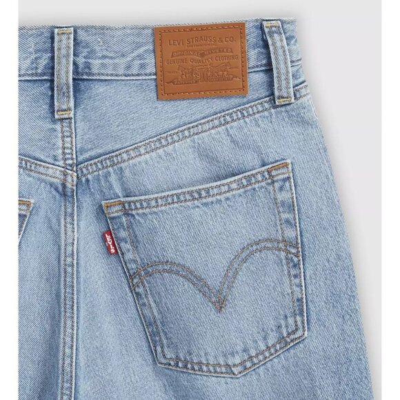 Levi's 29x32 Premium Ribcage Wide Leg Women's Jeans Far And Wide Light Wash - Picture 7 of 7